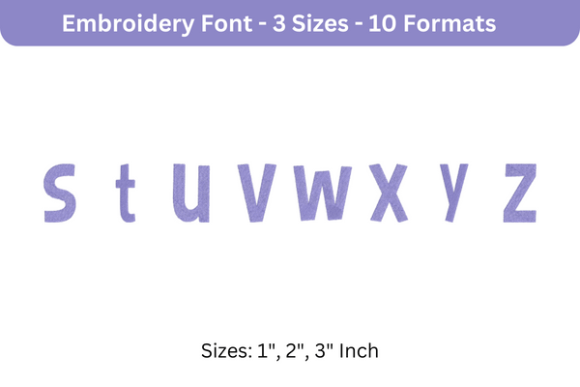 Bimbo Font Lowercase S to Z