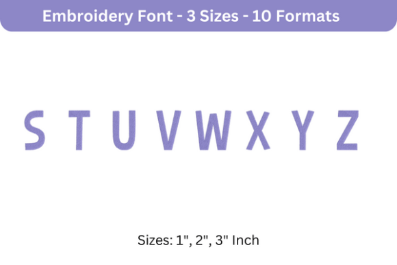 Bimbo Font Uppercase S to Z