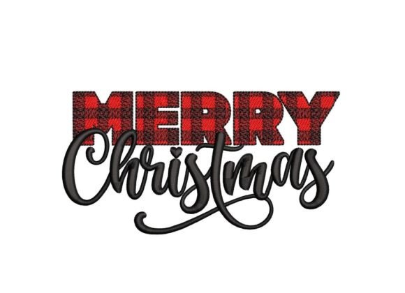 Buffalo Plaid Merry Christmas