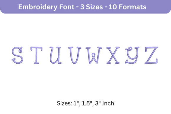 BumbleBee Font S to Z