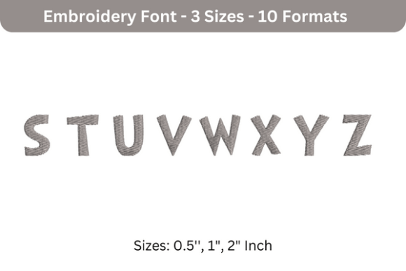 DrSue Font Uppercase S to Z