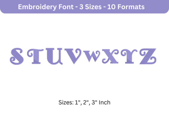 Fancy Pants Font S to Z