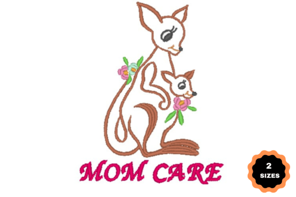Kangaroo Mother with Baby Embroidery Review