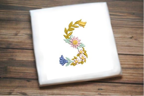 Letter S in Beautiful Flower