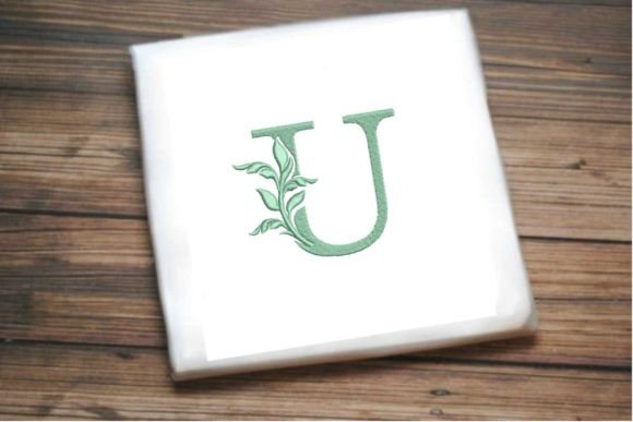 Letter U Beautiful Monogram