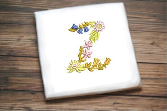 Letter Z in Beautiful Flowe