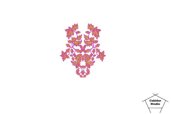Magenta Orange Flowers