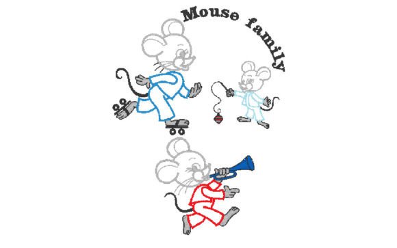 Mouse Family Embroidery Review