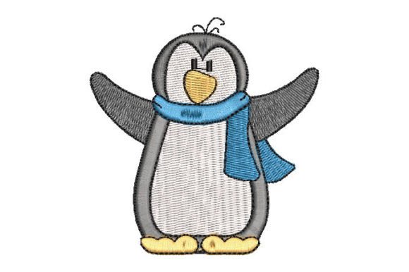 Penguin with Scarf