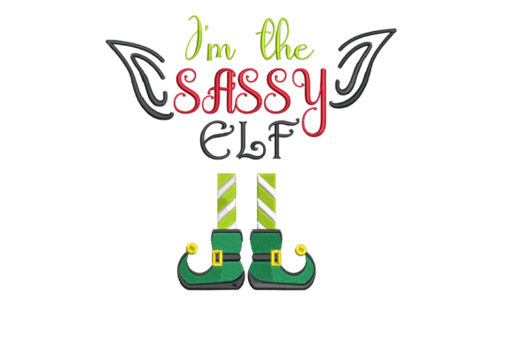 Sassy Elf Embroidery